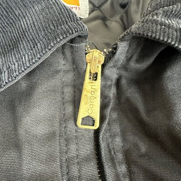 Carhartt Re-work Blanket Lined Black Detroit Men's XL (Fits like a large!) - Picture 5 of 13